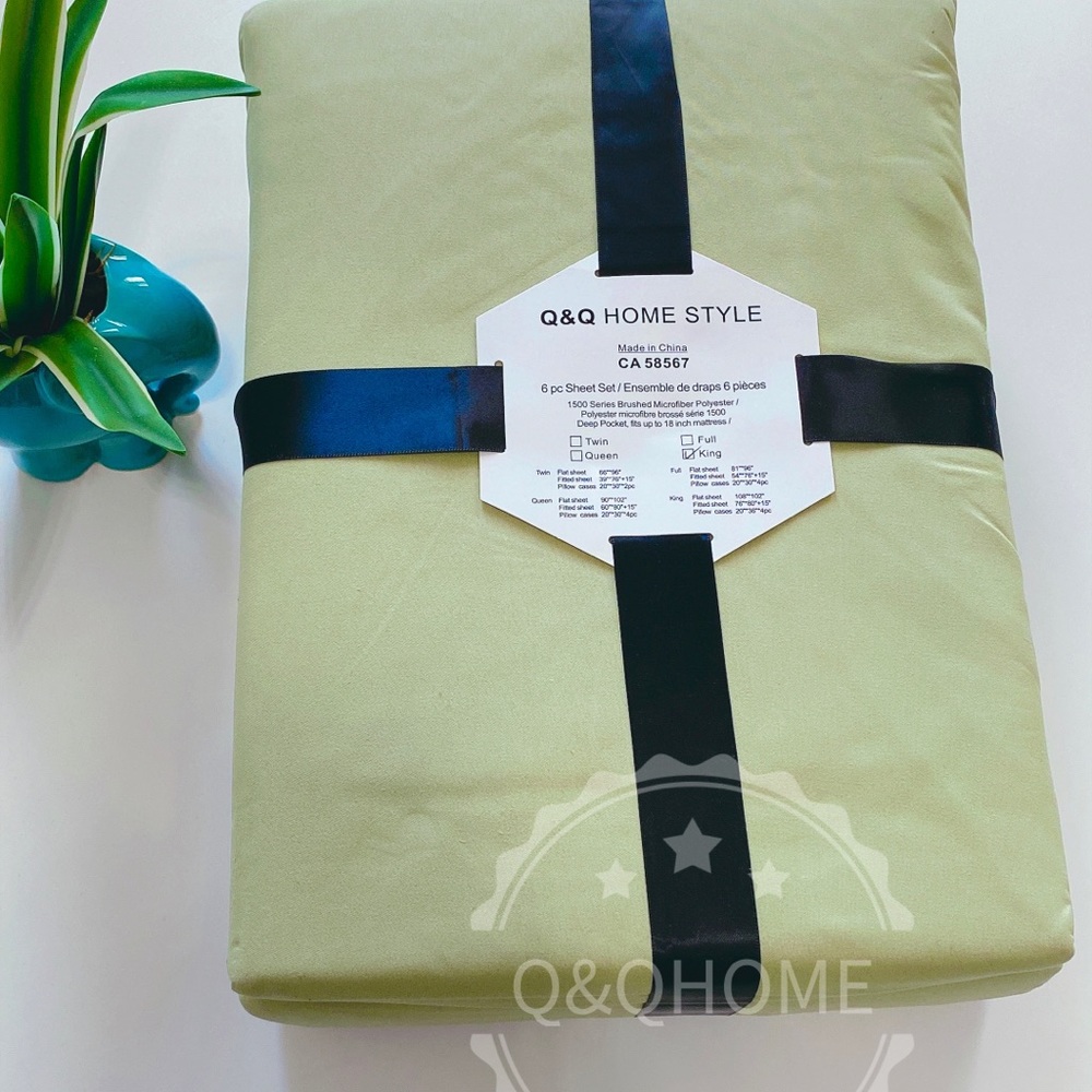6 pieces brand new sheet set